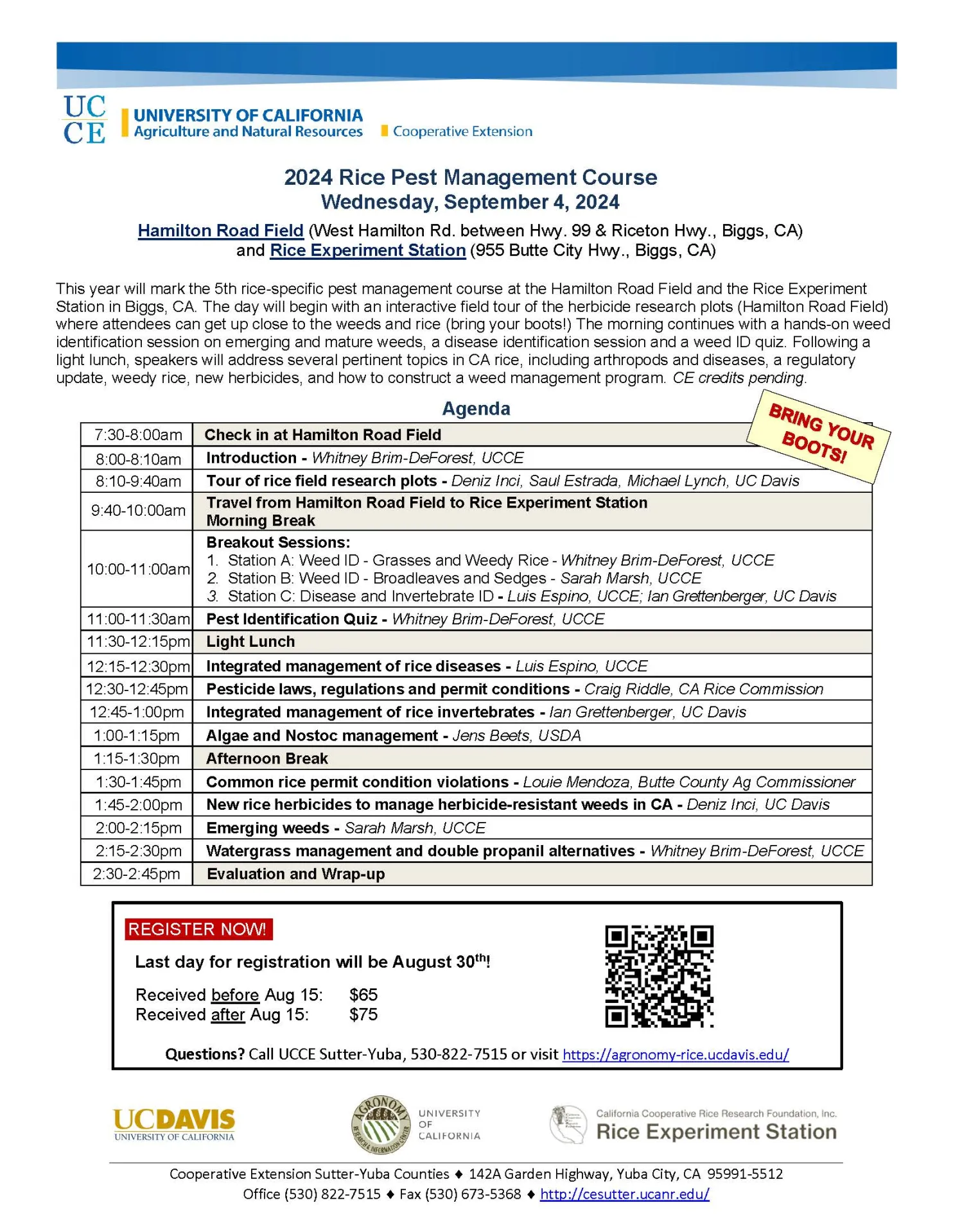 2024 Rice Pest Management Course Agenda.docx (003)