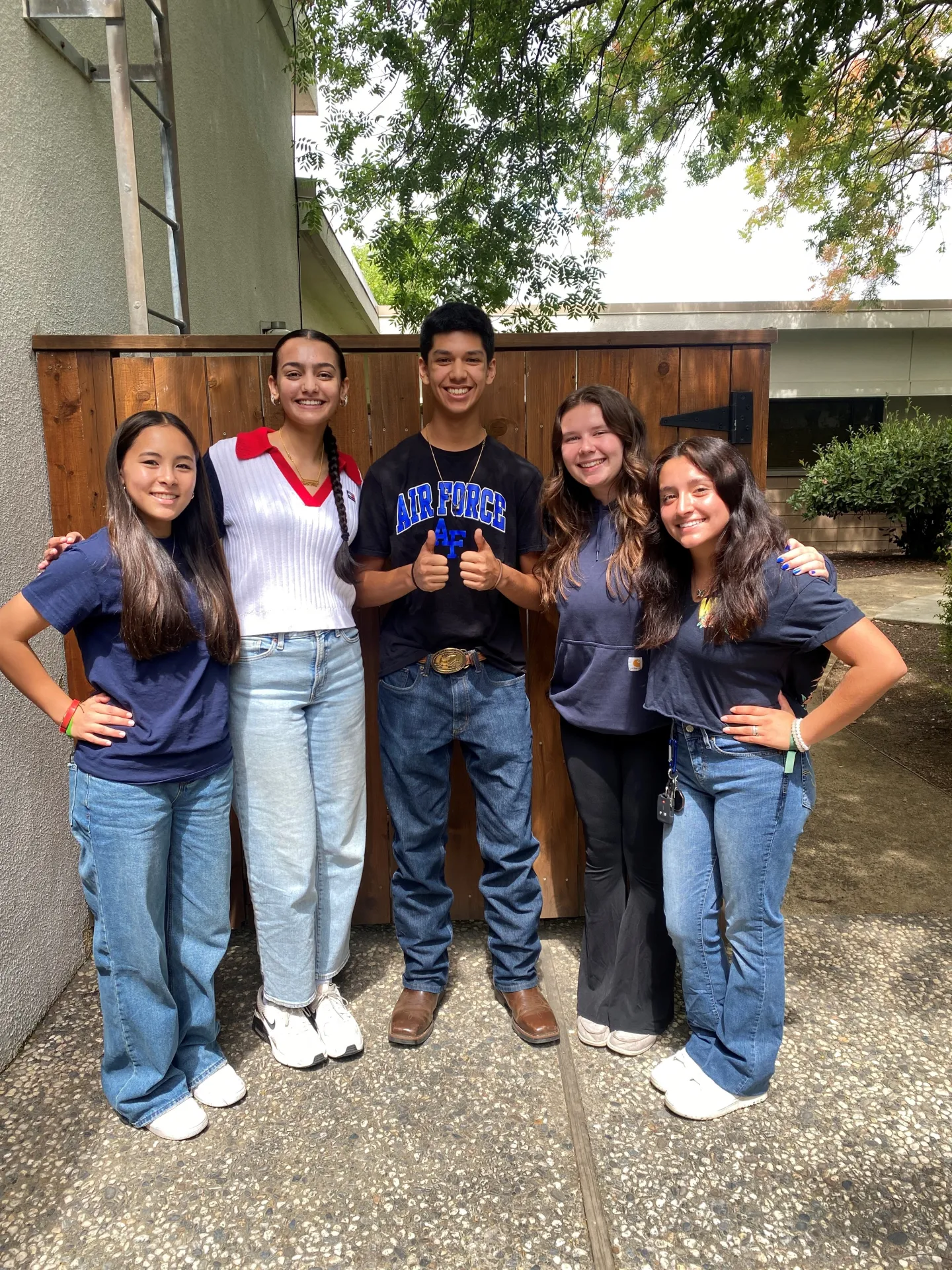 2024-25 Sacramento 4-H County Ambassadors standing together smiling