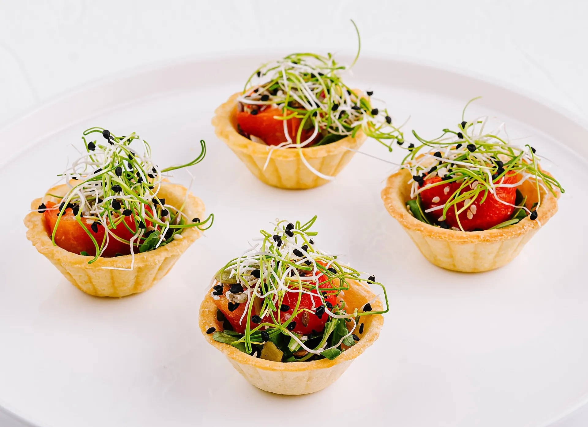 Garnish Canapes with Microgreens- Courtesy Shutterstock-cropped
