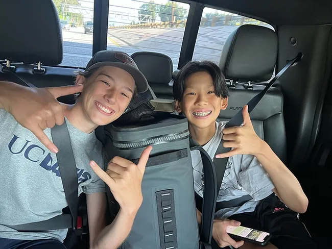 Cole Cramer (left) and Connor Hsu heading to Arizona to attend the 2024 Entomological Collections Network (ECN) conference, held Nov. 9-10 in Phoenix.