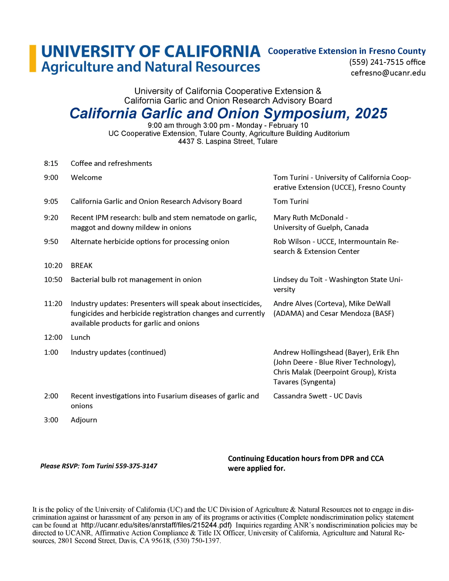 Onion and garlic 2025