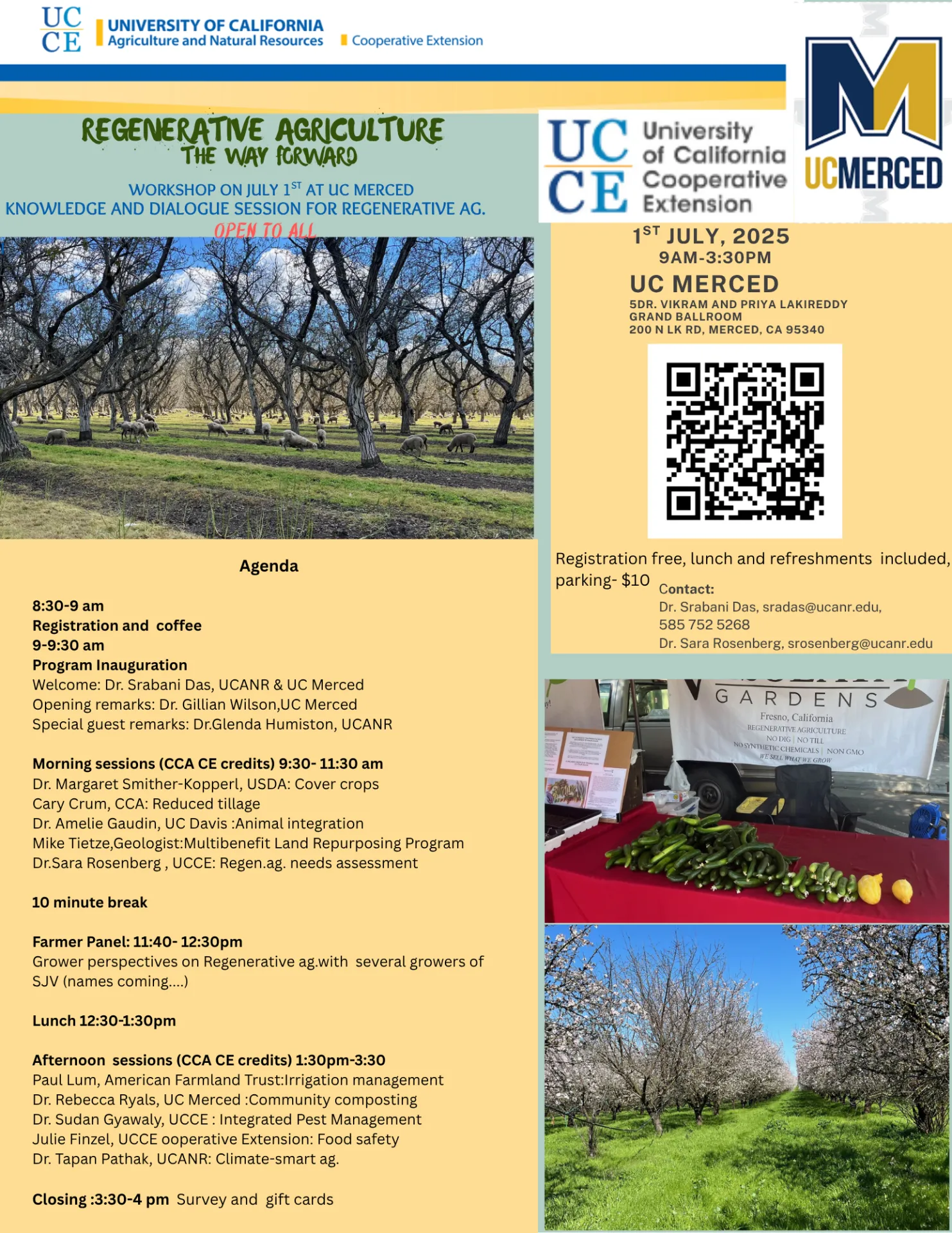 Regenerative Ag workshop UC Merced