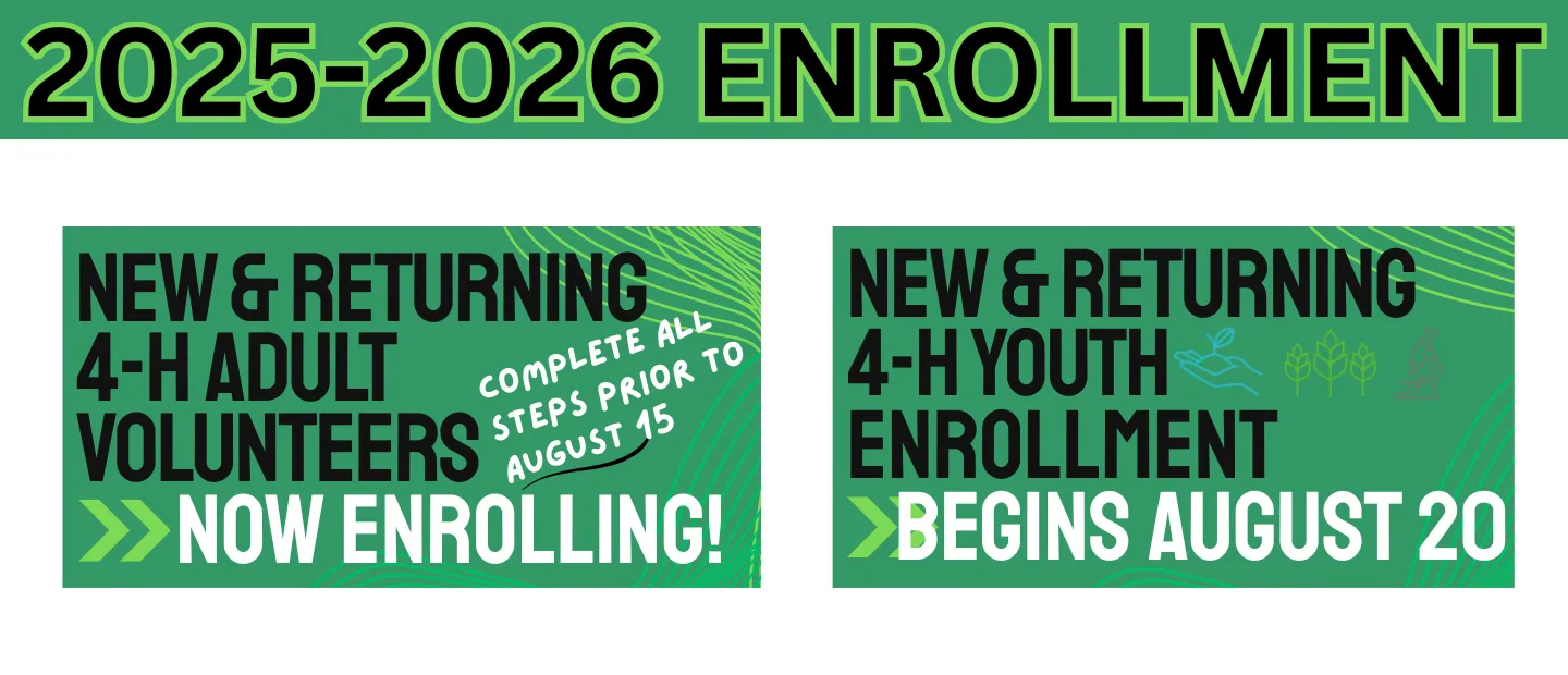 2025-2026 Enrollment for Adult Volunteer and Youth