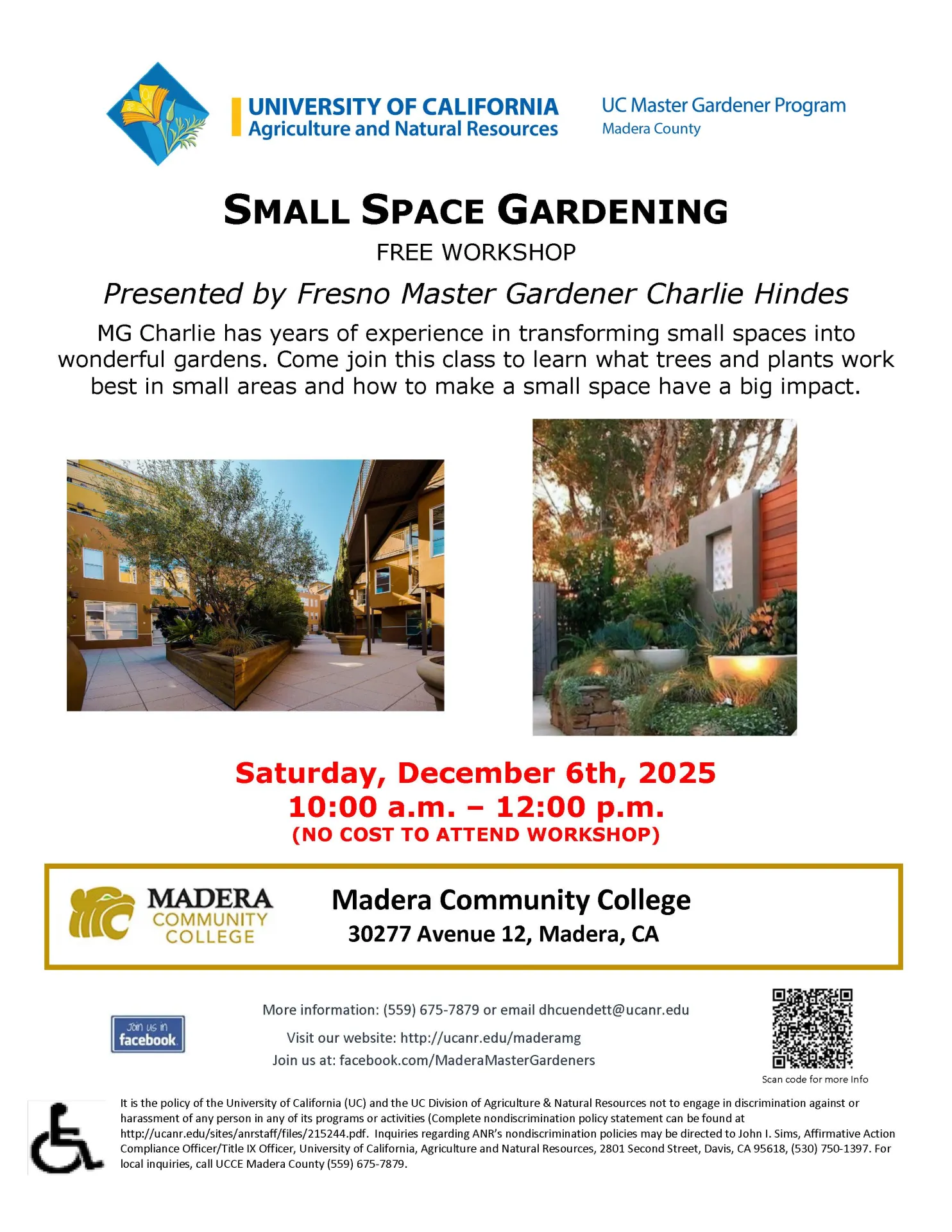 12.6.25 Small Space Gardening