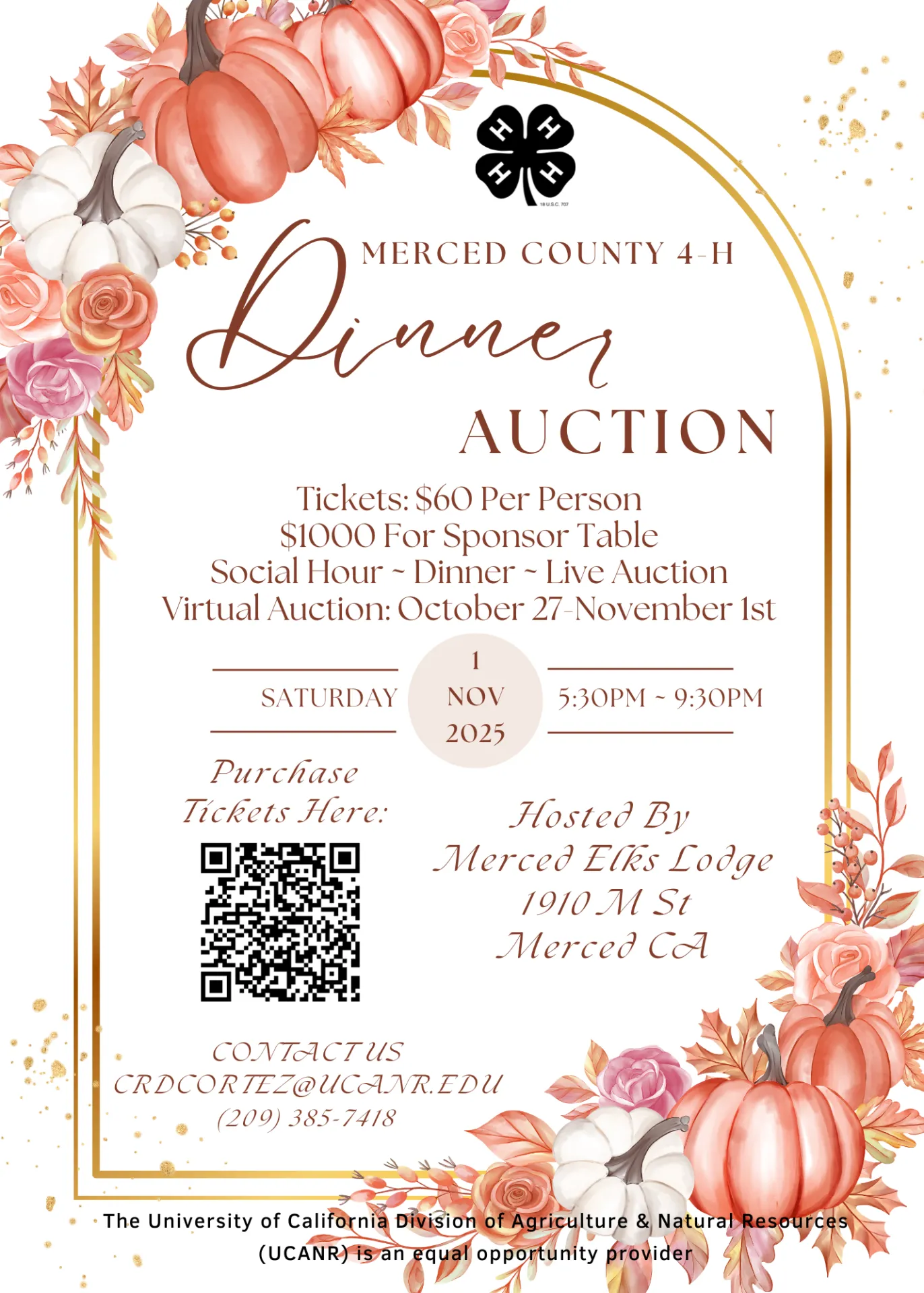 Dinner Auction Flyer