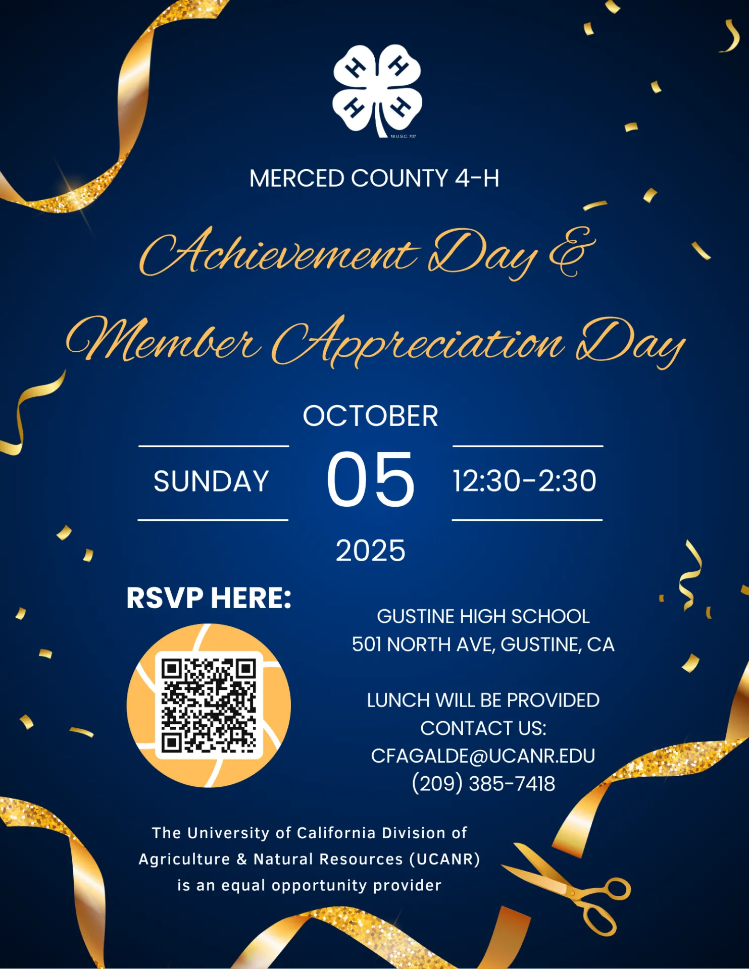 Achievement Day and Member Appreciation Day Flyer