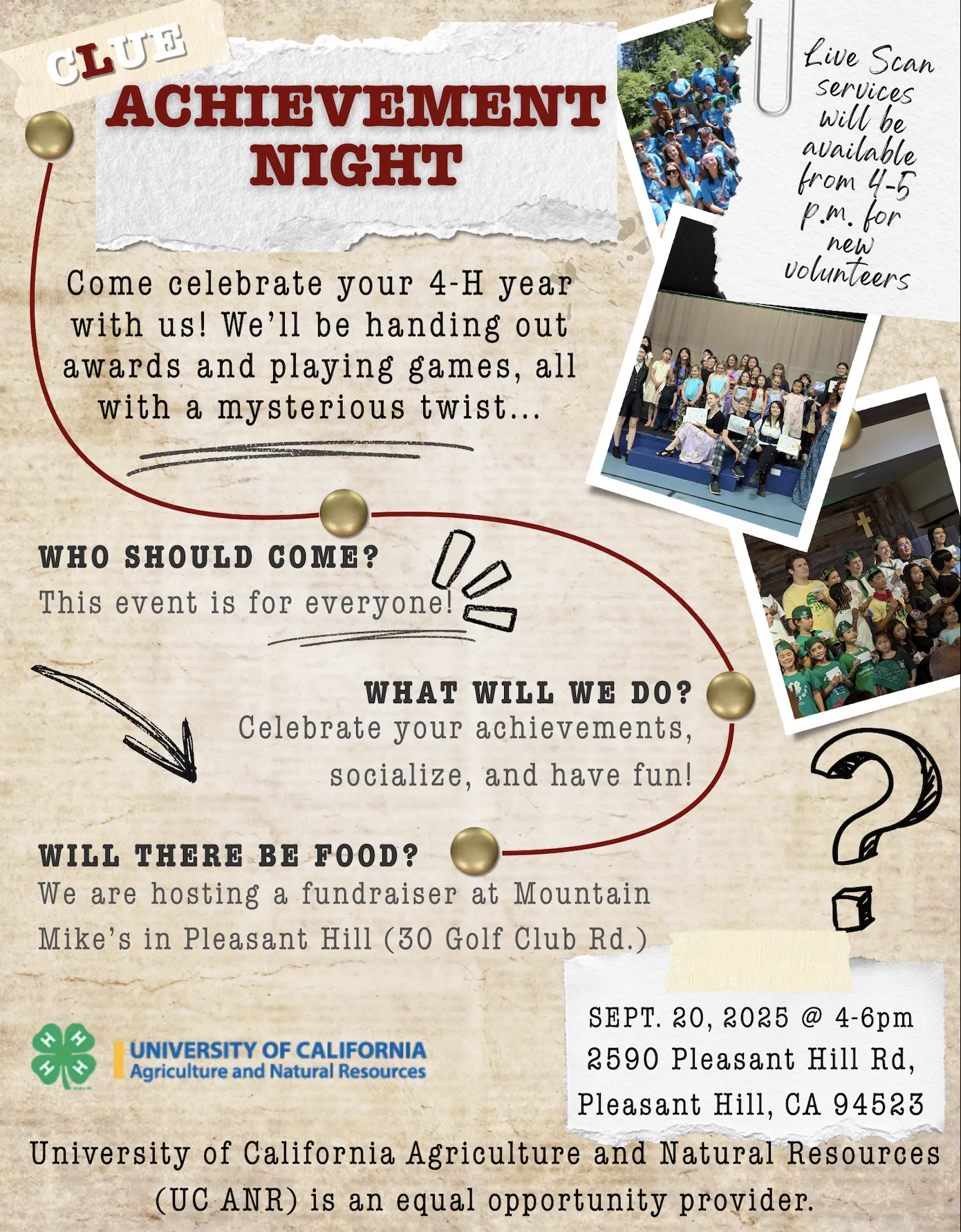 Achievement Night 2025 Flyer