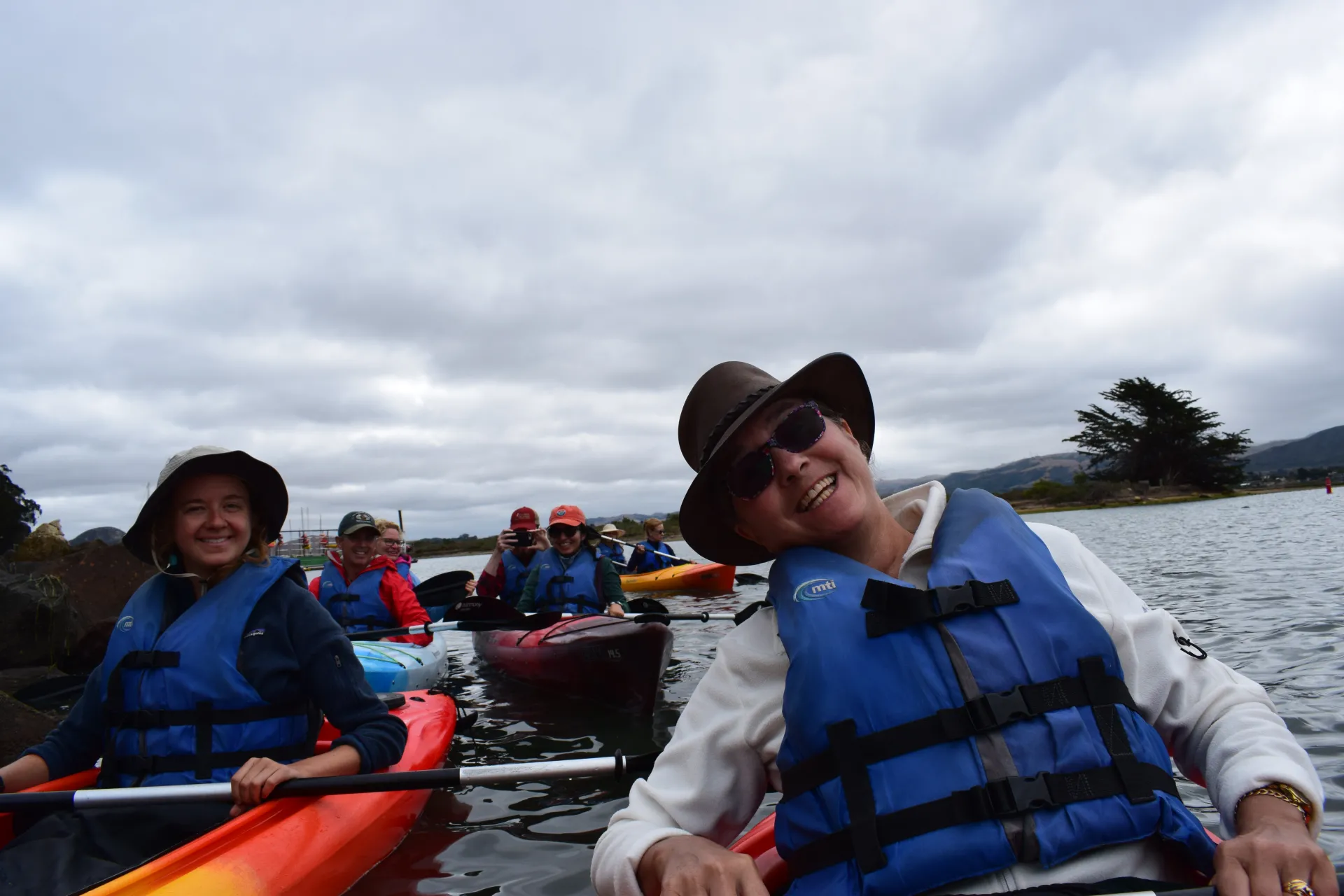 people kayaking at the 2019 regional rendezvous