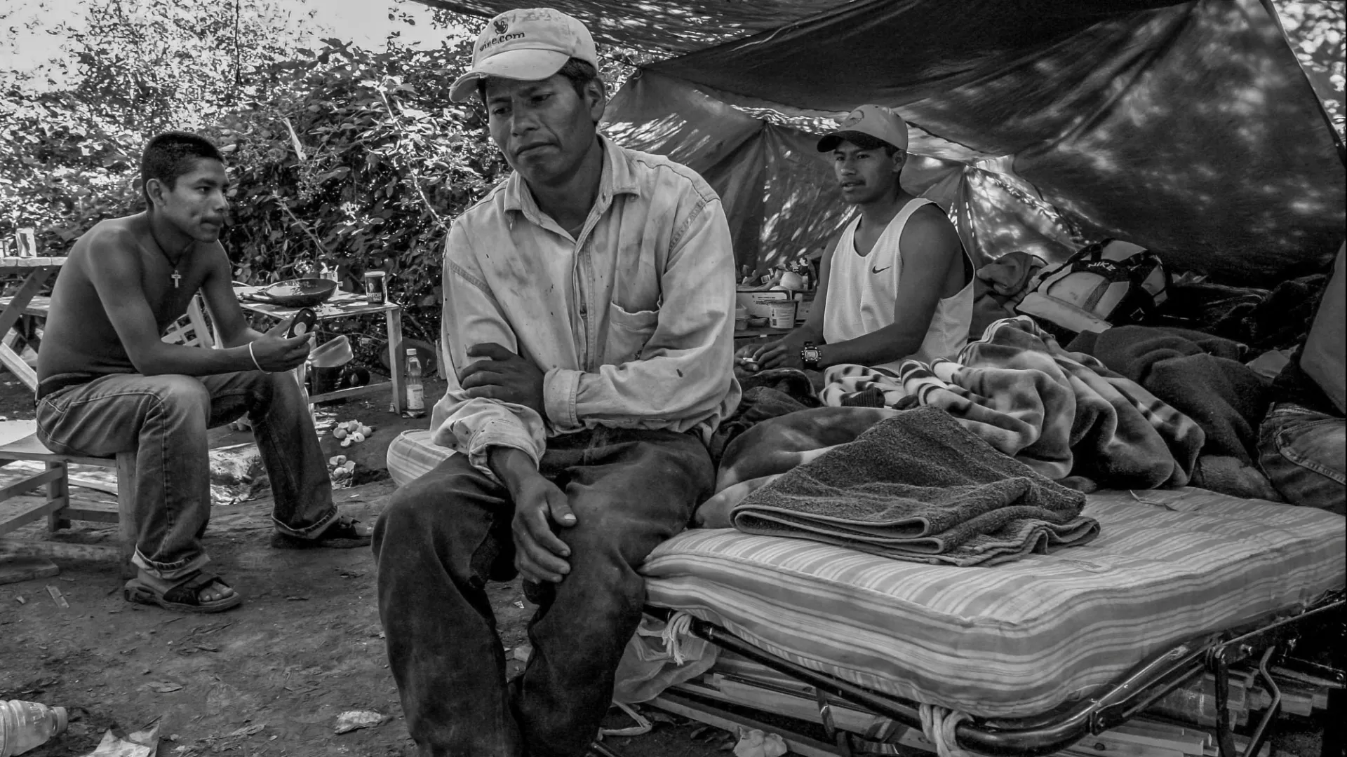 Trabajadores indígenas chatinos migrantes de Oaxaca
