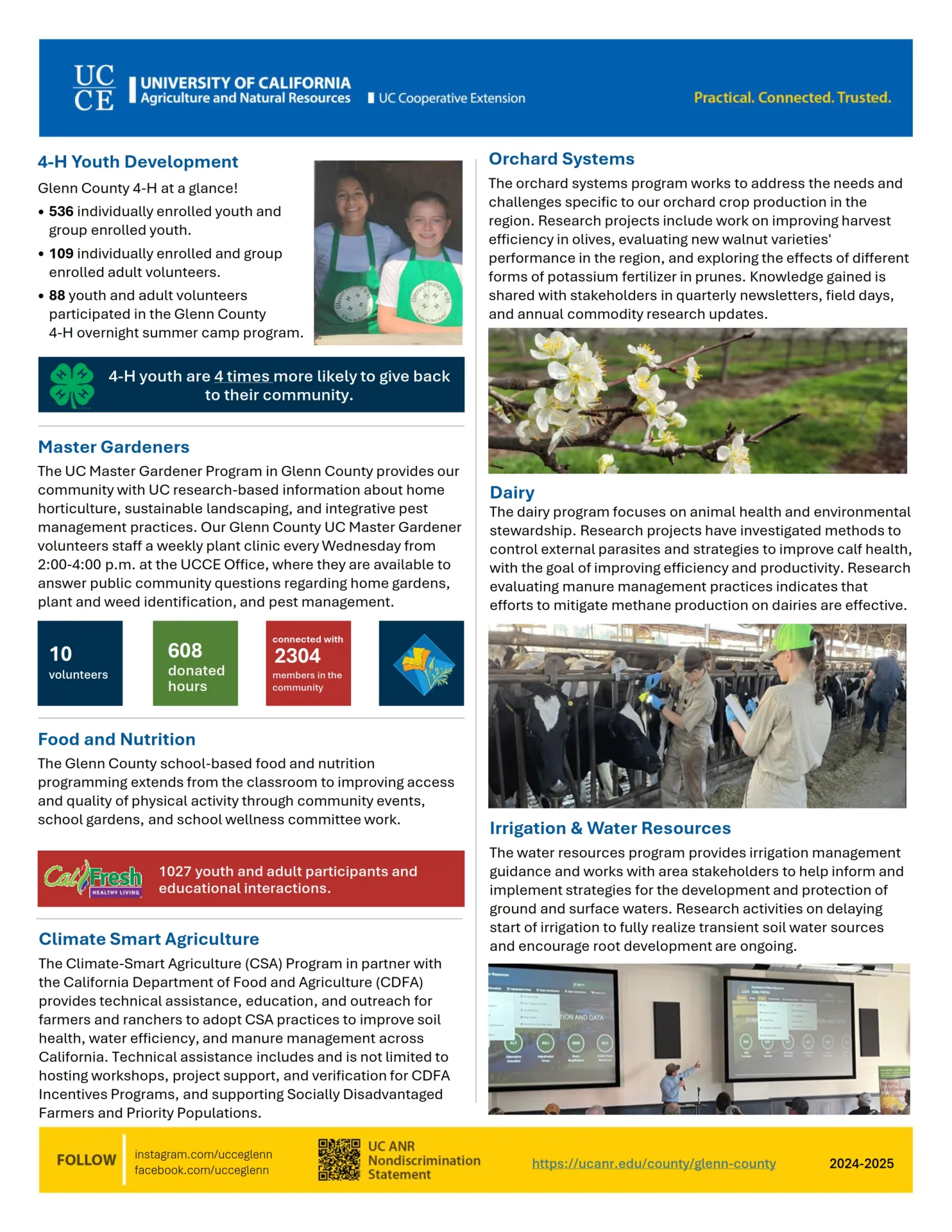 UC Cooperative Extension Glenn County Spotlight 2024-2025 - Page 2