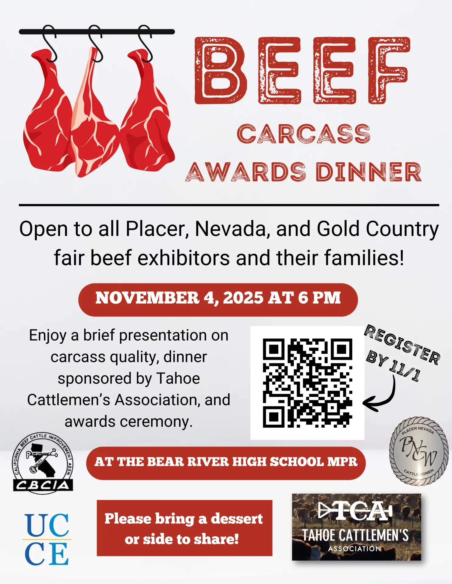 Beef Awards Flyer
