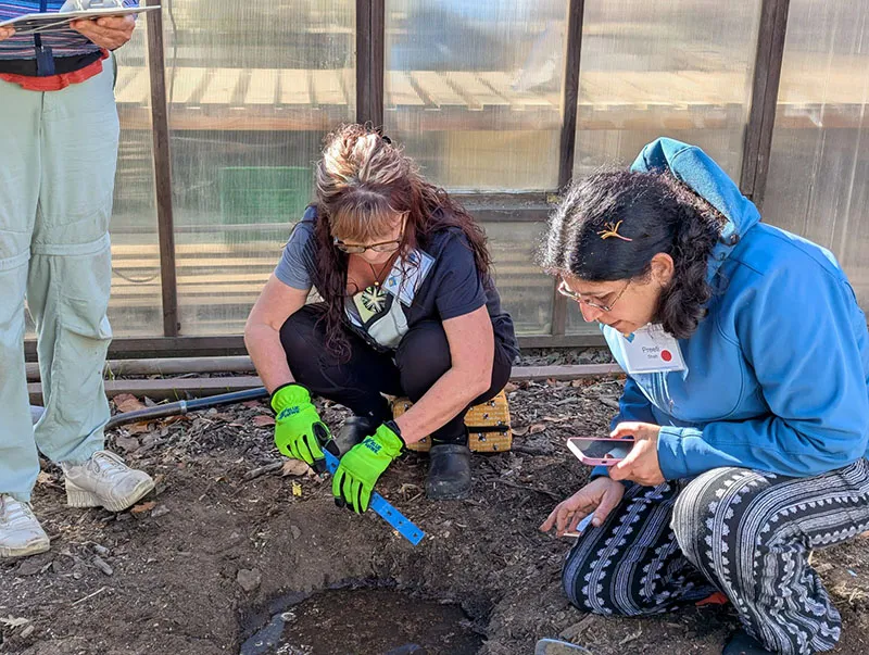 2026Trainees Digging a hole - Photo by Dawn K.