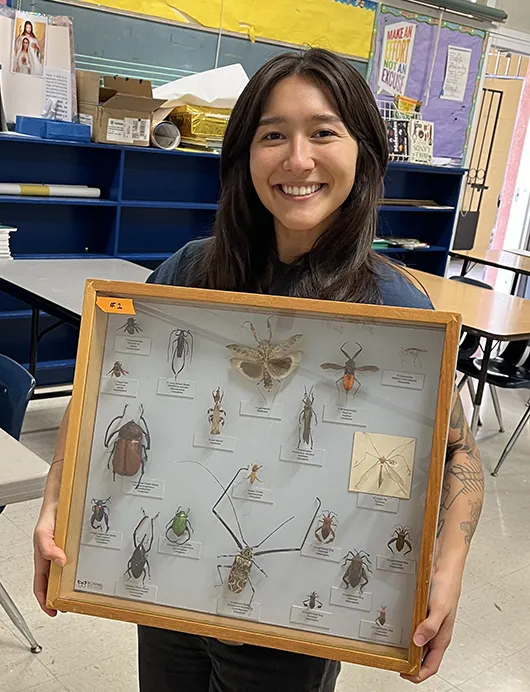 Doctoral candidate MIa Lippey