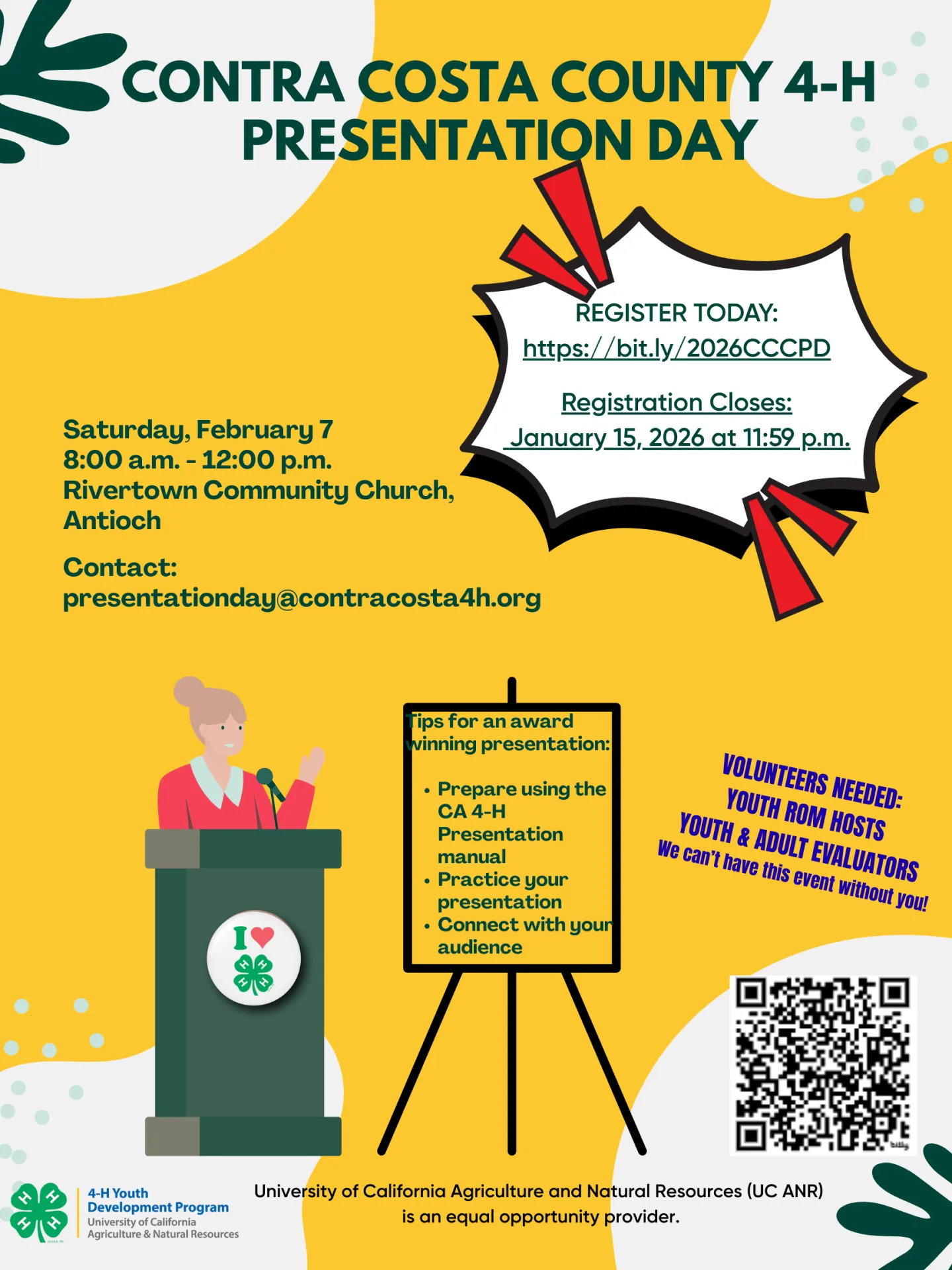 2026 Presentation Day Flyer