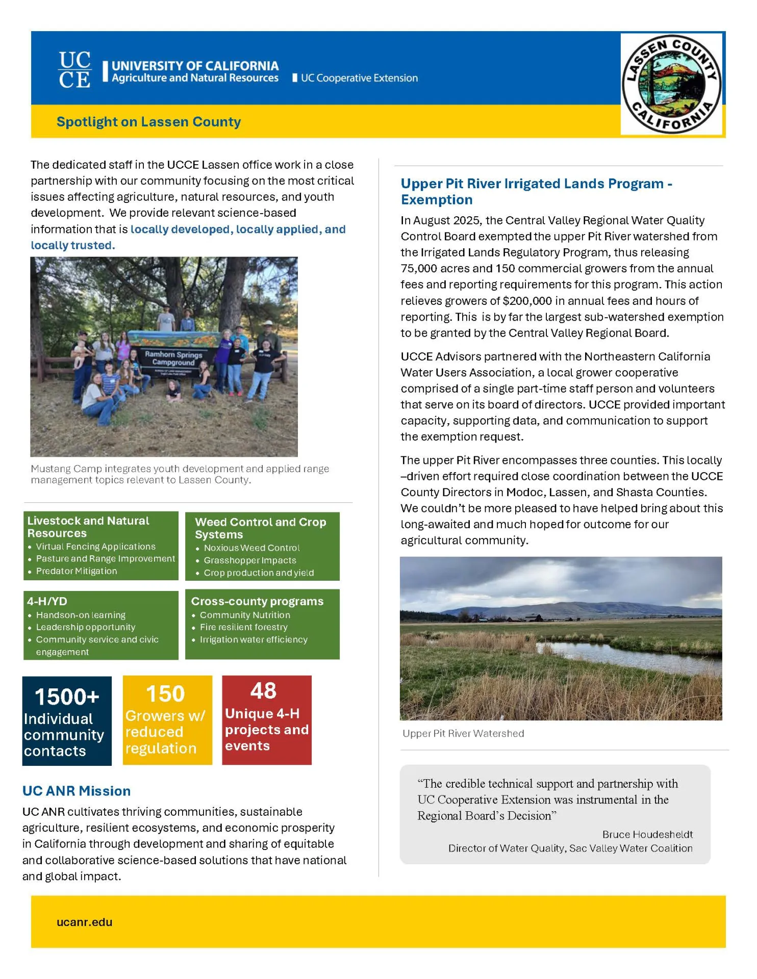 Lassen County Spotlight 2024-25 page 1