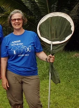 Entomologist Fran Keller