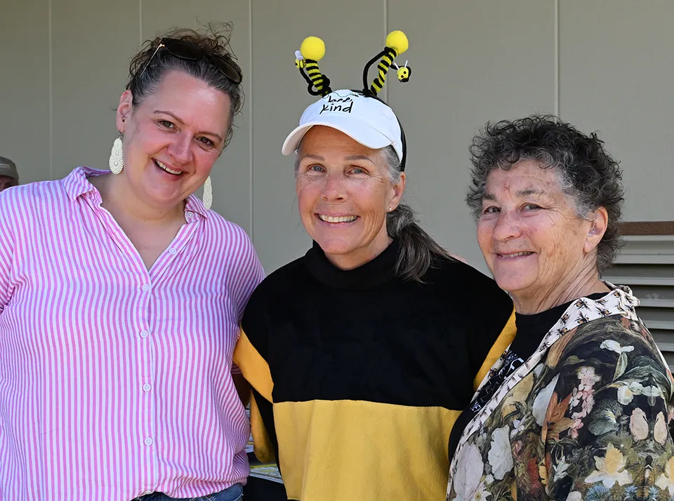 Three of the instructors at the workshops: Elina Nino, Wendy Mather and Amina Harris.