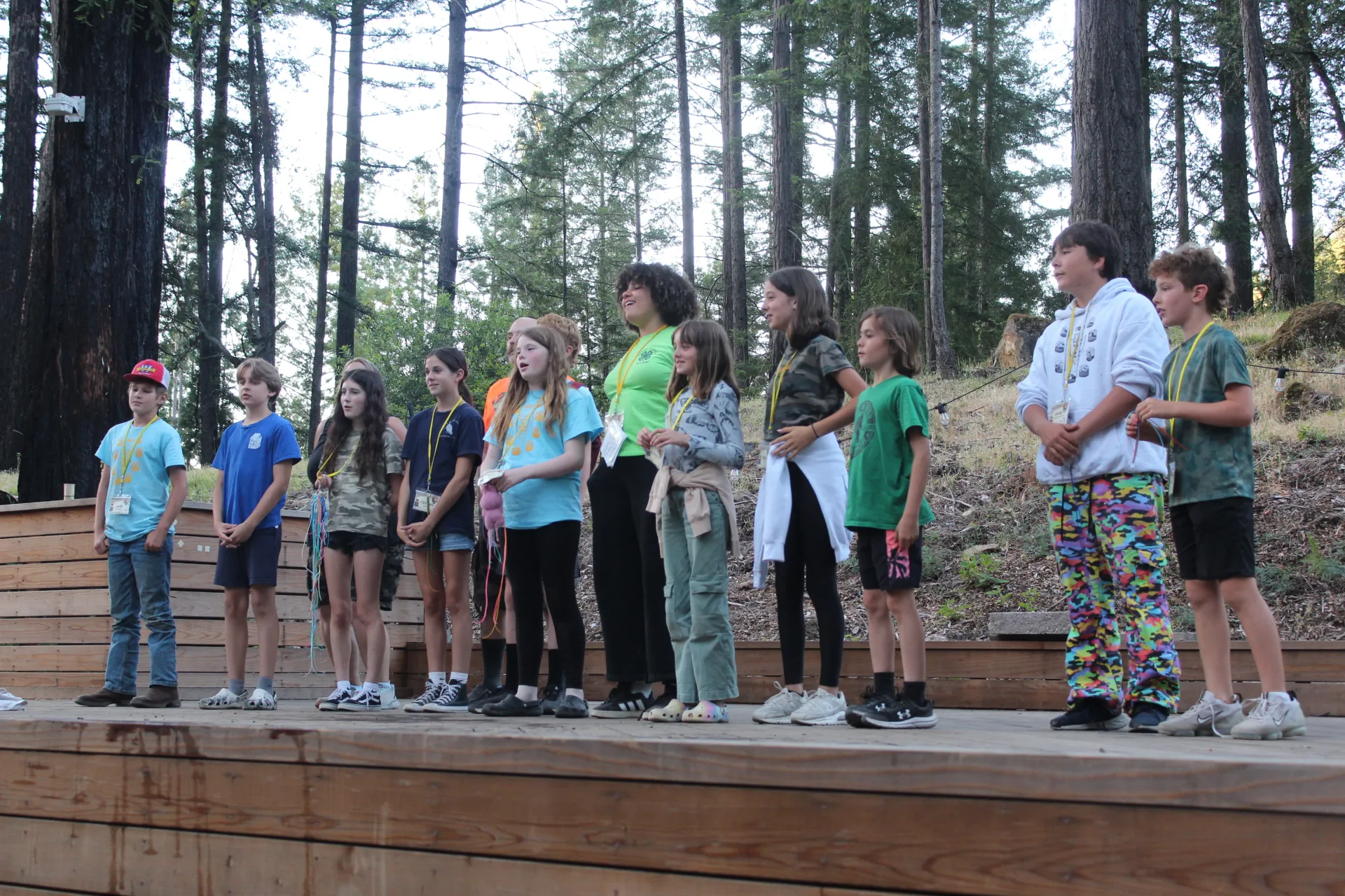 Youth having fun at 4-H Summer Camp.