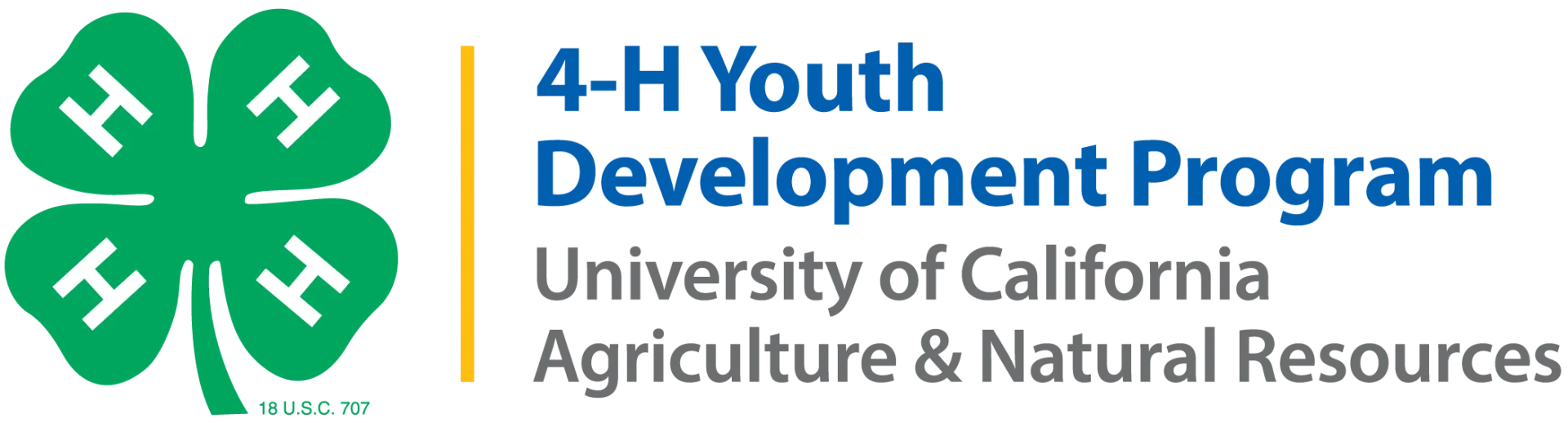 Logo of the University of California 4-H Youth Development Program