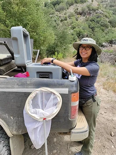 Magda Argueta-Guzmán as a Ph.D. candidate at the University of California in Riverside.