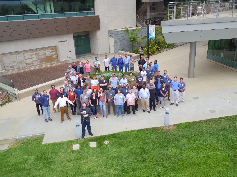 Group photo from DroneCamp 2018