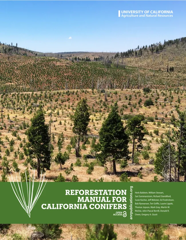 Cover of the reforestation manual.