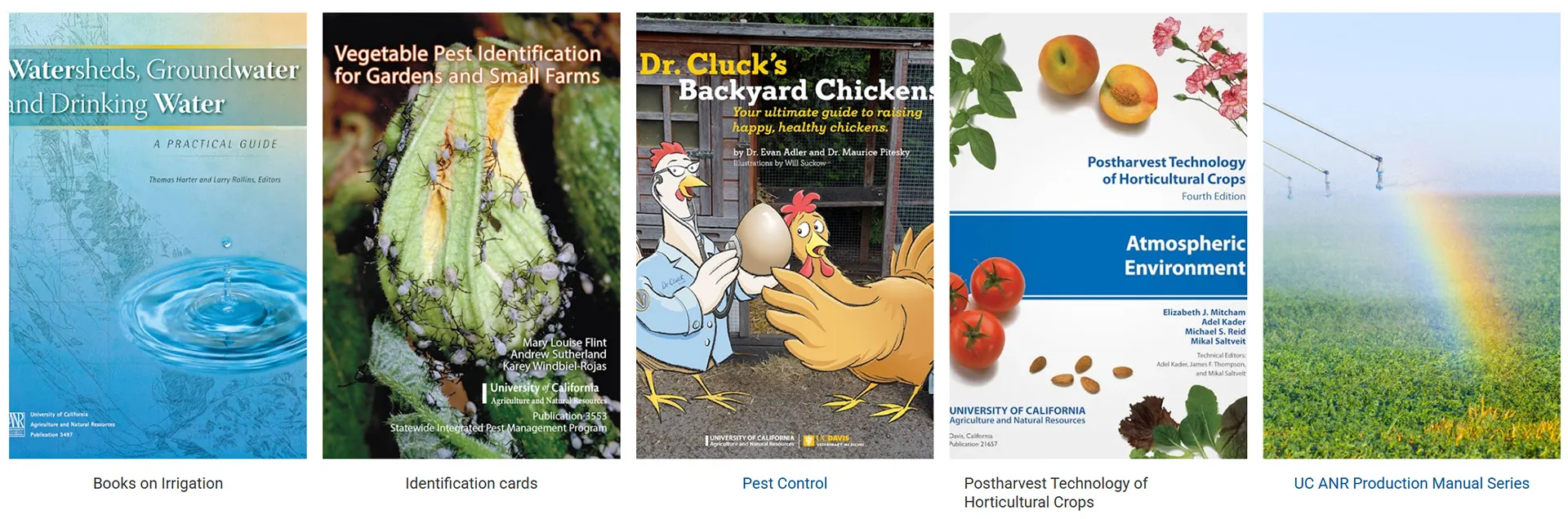 Publications through UC ANR