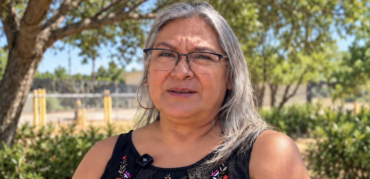Marie Hernandez Vega, administrative assistant at the South Coast Research and Extension Center (SCREC), during an interview commemorating the center’s 70th anniversary.
