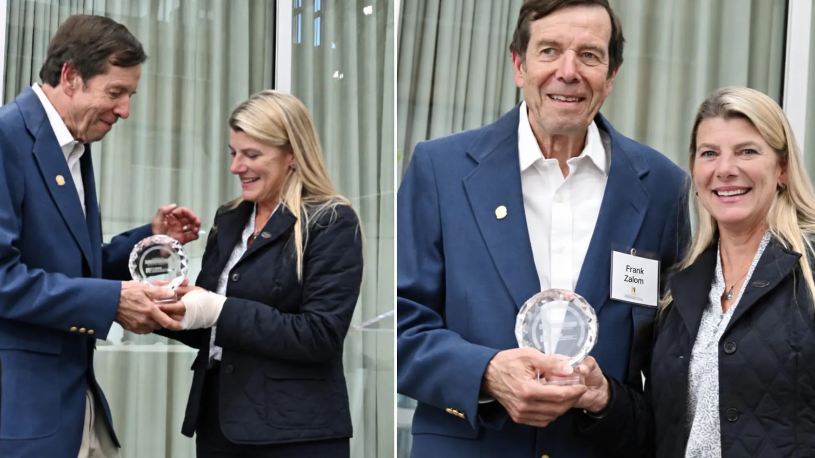 UC Davis Distinguished Emeritus (on recall) Frank Zalom of the UC Davis Department of Entomology and Nematology receives a 2026 UC Davis College of Agricultural and Environmental Sciences' Exceptional Faculty Emeritus Award from Dean Ashley Stokes. (Photos by Kathy Keatley Garvey)