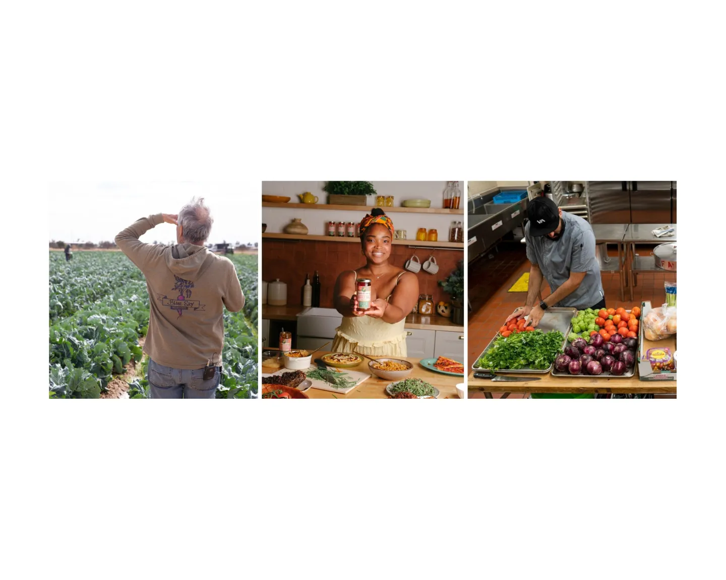Three food and farm entrepreneurs representing the diverse client mix of the Southwest Regional Food Business Center