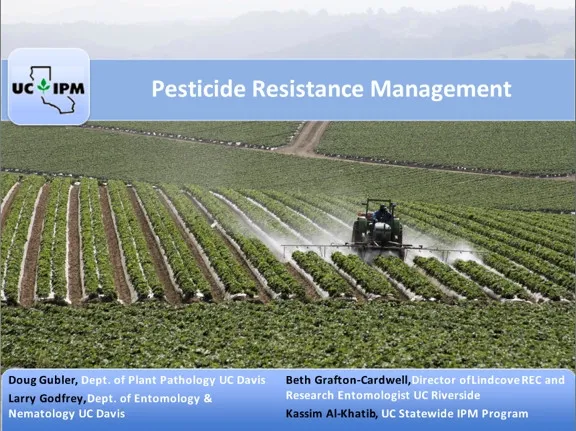 Pesticide resistance course