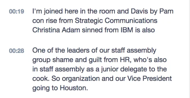 Please listen to the recording, the autogenerated transcript is unreliable.