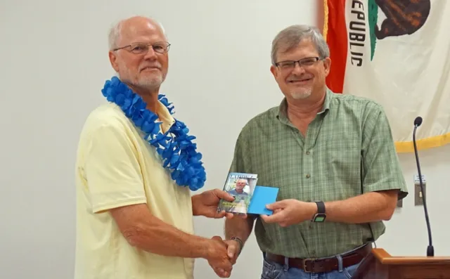 With 36 years of service, Larry Williams, UC Davis plant physiologist