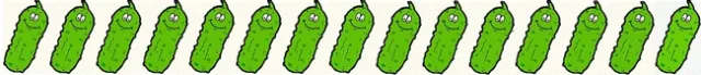 Pickle border lean right