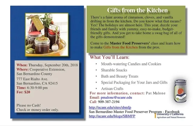 Gifts from kitchen 2018