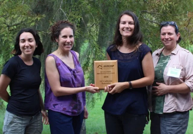 From left, Marisa Rodriguez, an ANROSP board member, Sarah Angulo and Sabrina Drill.