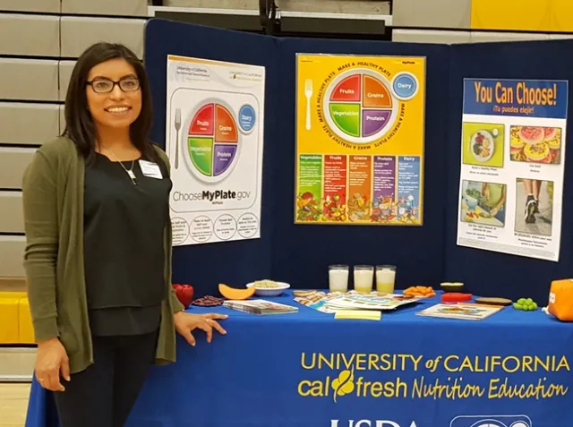 UC Cooperative Extension UC CalFresh nutrition program coordinator Elizabeth Lopez spoke about food safety on the Valley PBS program 'Valley's Gold.'
