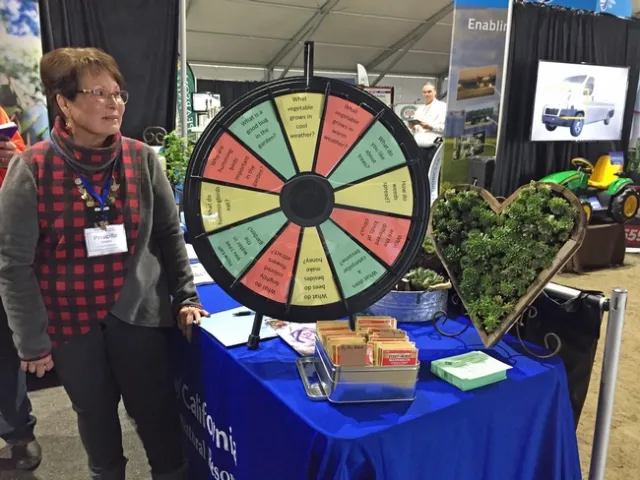 UC Master Gardener volunteer Priscilla Girard answered questions about gardening.