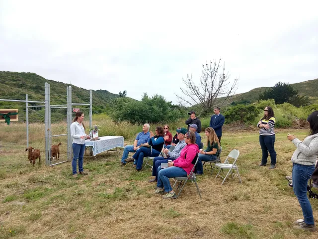 Maggie Gunn, Elkus Ranch (interim) Director, coordinated and emceed the event.