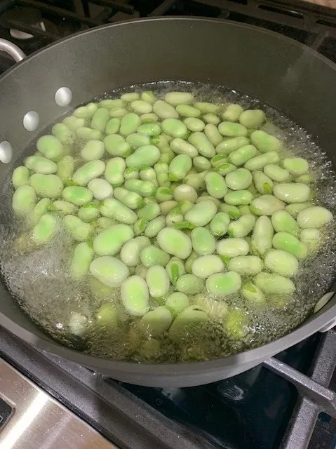 Blanching Beans