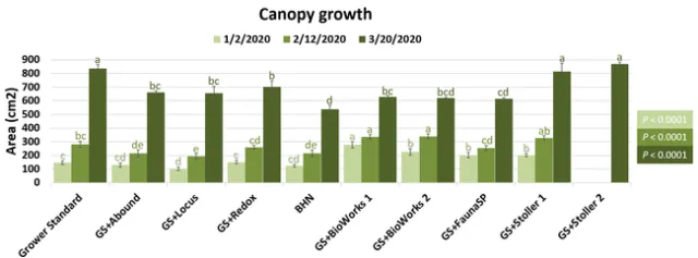 Canopy size