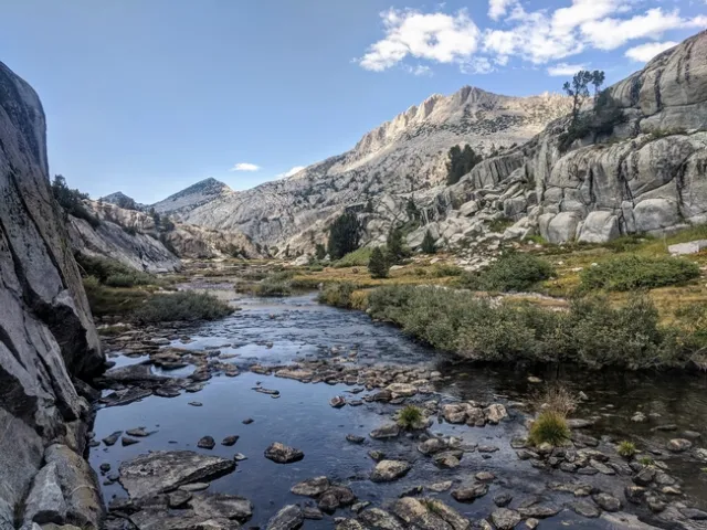 SNE: Creek in John Muir Wilderness. Photo by Dani Lee