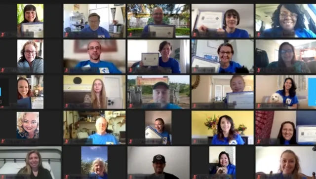 New UC Master Gardener volunteers graduating online.