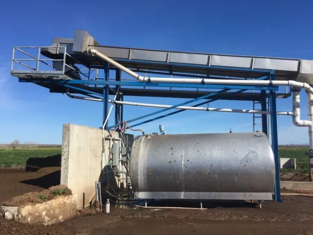 Zuppan’s Manure Solid Separator System funded by the CDFA AMMP Grant