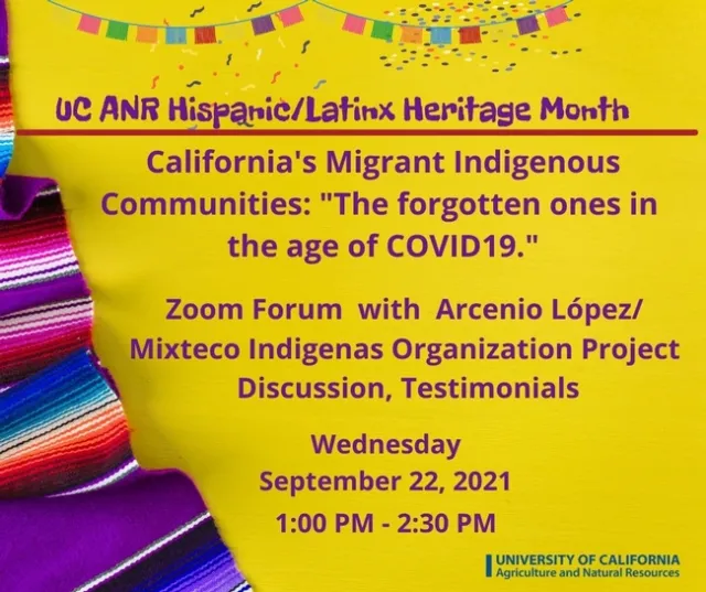 Sep. 22 - Migrant Indigenous commnuities