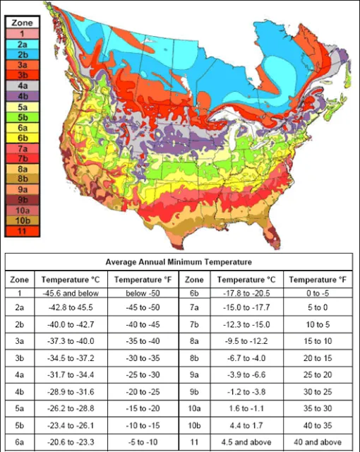 UCANR – U.S. Hardiness Zone Map