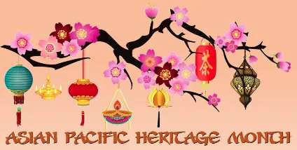Illustration contains different kinds of Asian lanterns