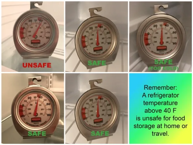 Refrigerator temperature ranges: what's safe and what's not safe?