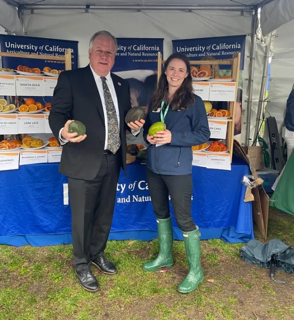Senator Bill Dodd with Anne Megaro