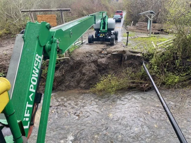 The Manlift in action